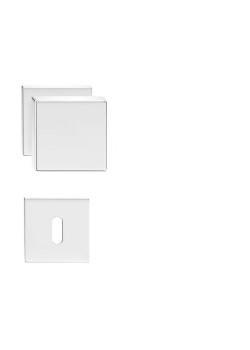 Set butoni Aegis mobili crom lucios cu rozeta cheie