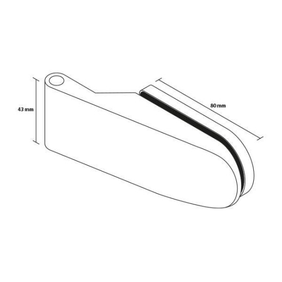 Set complet usi sticla inox cu balamale orizontale cheie 2