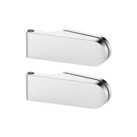 Set complet usi sticla inox cu balamale orizontale ORB 2