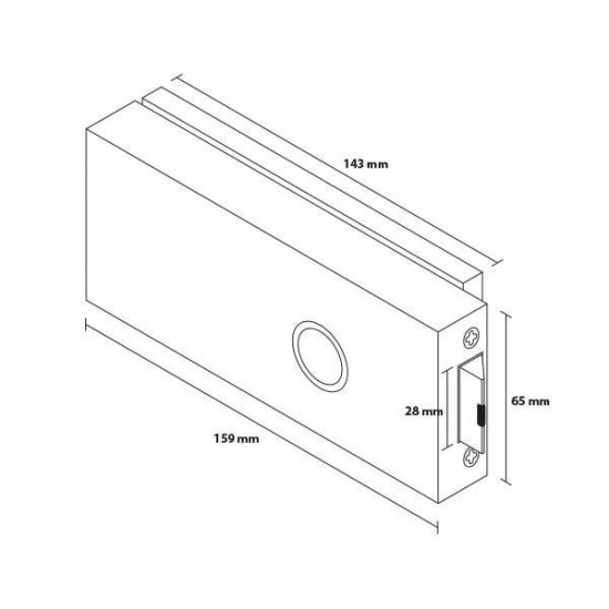 Set complet usi sticla inox cu balamale orizontale ORB 3