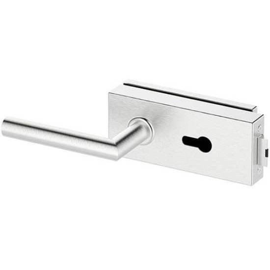 Set complet usi sticla inox cu balamale orizontale yala 3