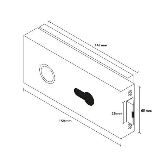 Set complet usi sticla inox cu balamale orizontale yala 3