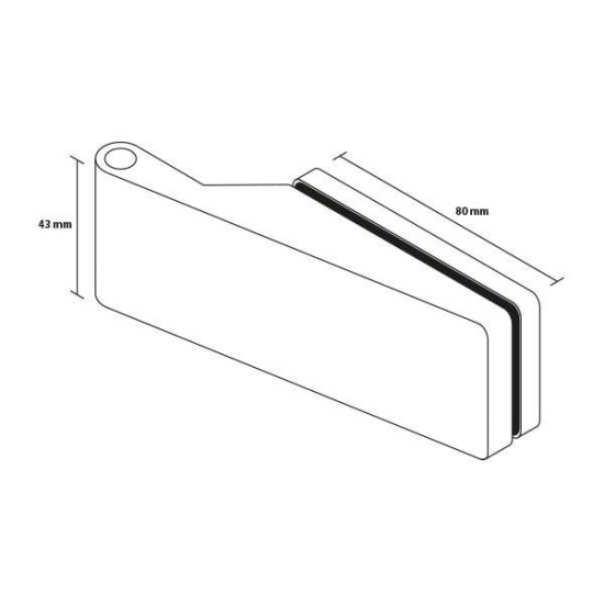 Set complet usi sticla inox cu balamale orizontale yala 3