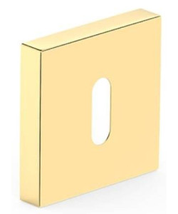 Set rozete auriu lucios patrate cheie