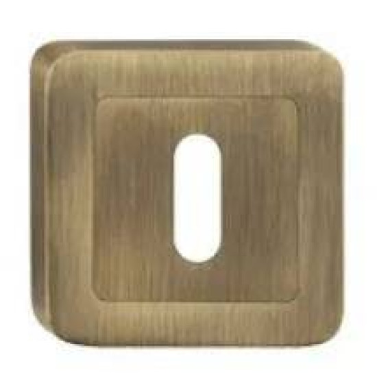 Set rozete bronz patinat lucios patrate cheie Set rozete bronz patinat lucios patrate cheie