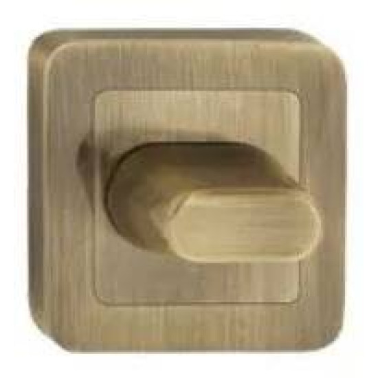 Set rozete bronz patinat lucios patrate wc