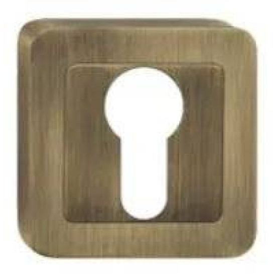 Set rozete bronz patinat lucios patrate yala Set rozete bronz patinat lucios patrate yala