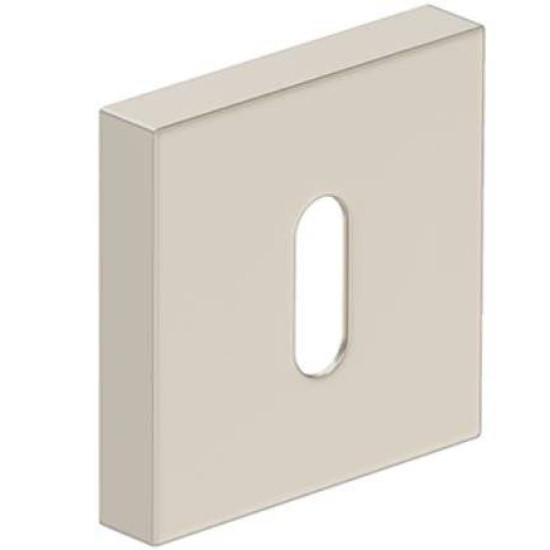 Set rozete nichel velvet patrate cheie