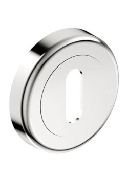 Set rozete crom lucios rotunde cheie