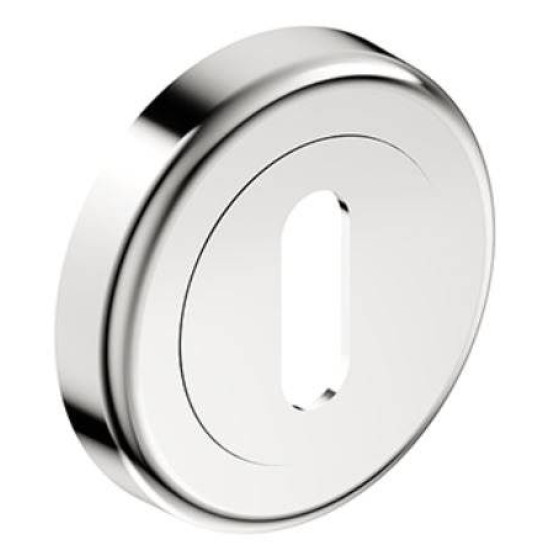 Set rozete crom lucios rotunde cheie