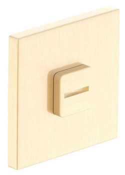 Set rozete FIT auriu satin lucios patrate wc