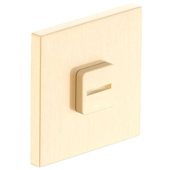 Set rozete FIT auriu satin lucios patrate wc