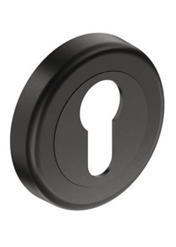 Set rozete negru mat rotunde yala