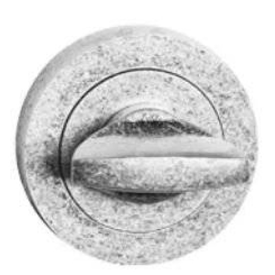 Set rozete nichel antic rotunde wc