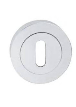 Set rozete nichel rotunde cheie