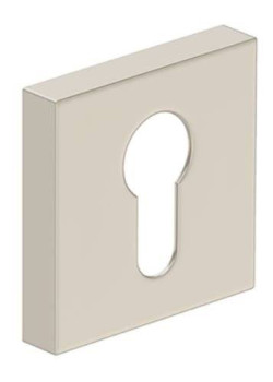 Set rozete nichel velvet patrate yala