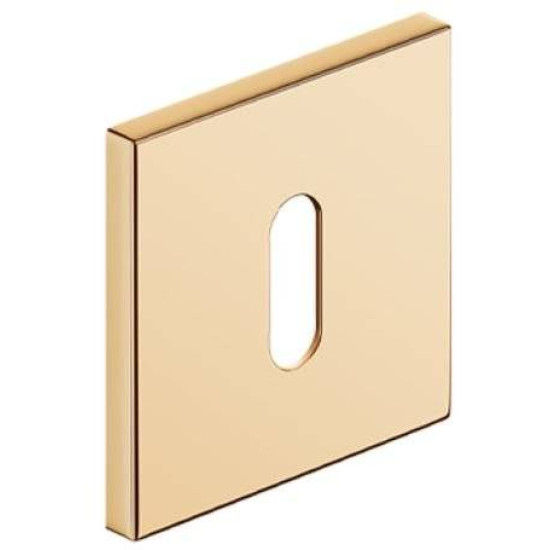 Set rozete SLIM auriu lucios patrate cheie