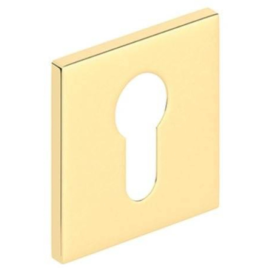 Set rozete SLIM auriu lucios patrate yala