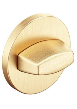 Set rozete SLIM auriu satin rotunde wc