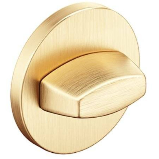 Set rozete SLIM auriu satin rotunde wc