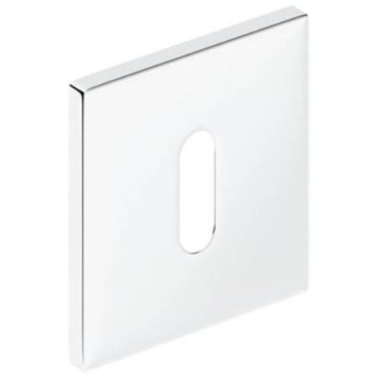 Set rozete SLIM crom lucios patrate cheie