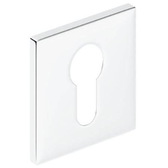 Set rozete SLIM crom lucios patrate yala