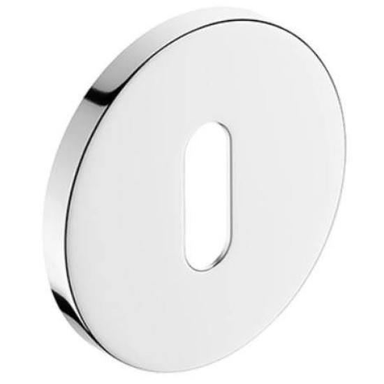 Set rozete SLIM crom lucios rotunde cheie