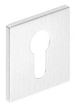 Set rozete SLIM crom satin patrate yala