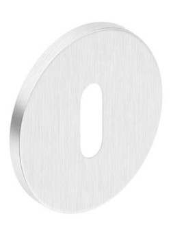 Set rozete SLIM crom satin rotunde cheie