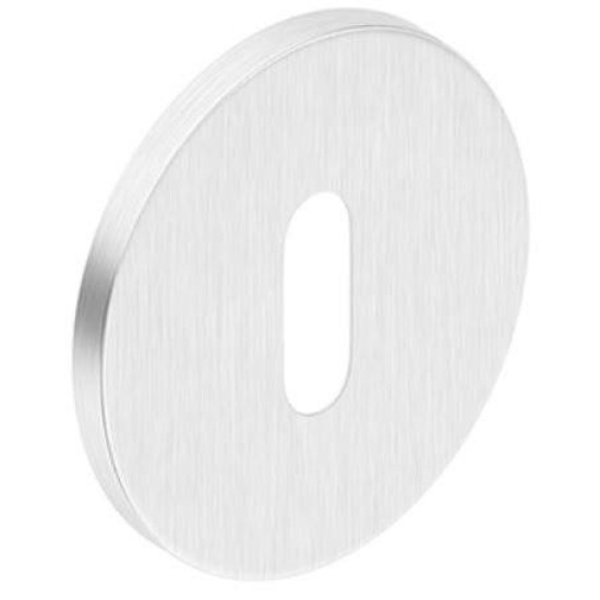 Set rozete SLIM crom satin rotunde cheie Set rozete SLIM crom satin rotunde cheie