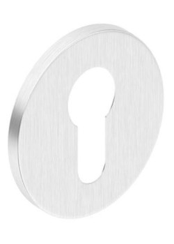 Set rozete SLIM crom satin rotunde yala