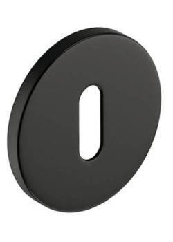 Set rozete SLIM negre rotunde cheie