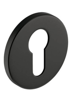 Set rozete SLIM negre rotunde yala