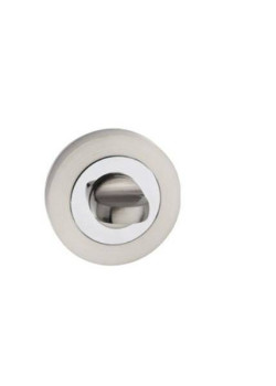 Set rozete crom nichel rotunde wc