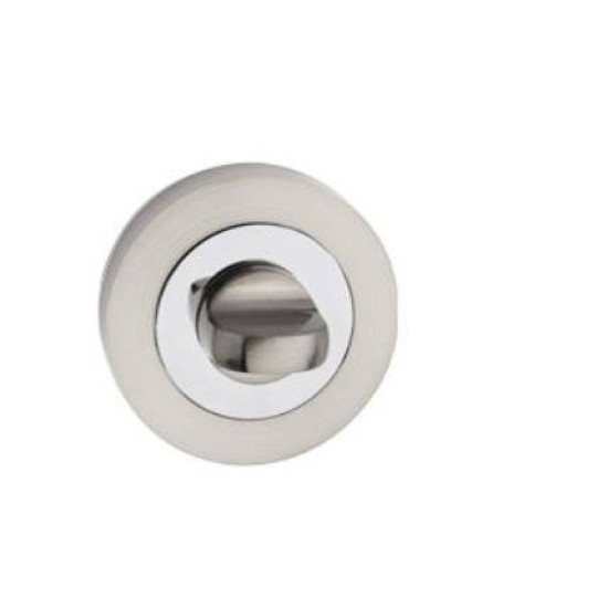 Set rozete crom nichel rotunde wc