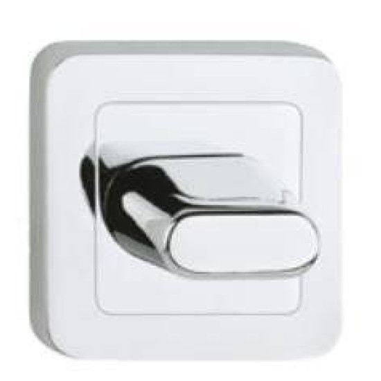 Set rozete crom lucios patrate wc