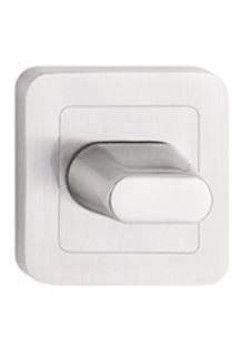 Set rozete nichel patrate wc