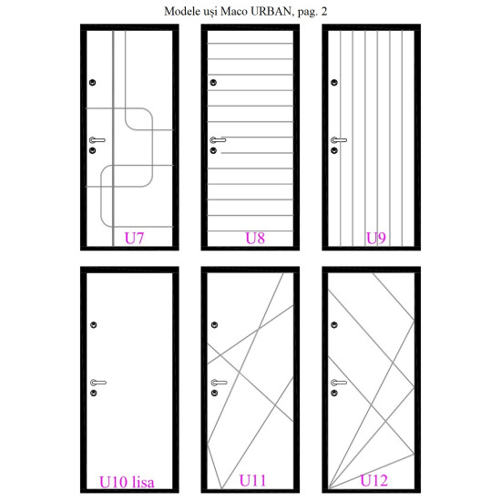 MACO Urban U4 Antracit – Monoblock rozete MACO Urban U4 Antracit – Monoblock rozete